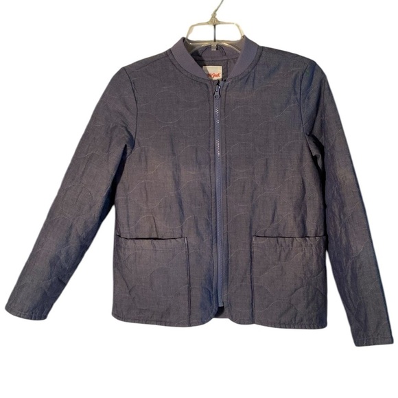 Cat & Jack Other - Cat & Jack Gray Quilted Unisex 100% Cotton Jacket Size Large